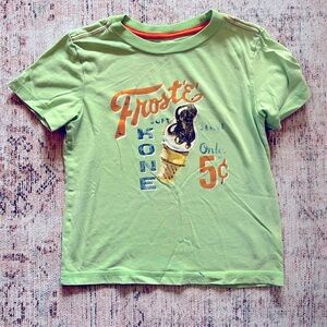 Frosty Cone Kids Green Tee